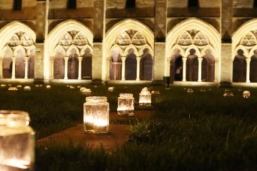 3. candlelit labyrinth event